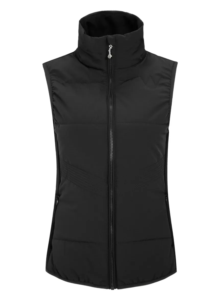 Bilde av WoolLand Rena vest woman  Black